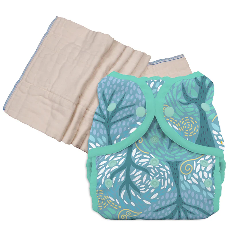 Unbleached Prefold Trial Package with Thirsties Duo Covers - Image 34