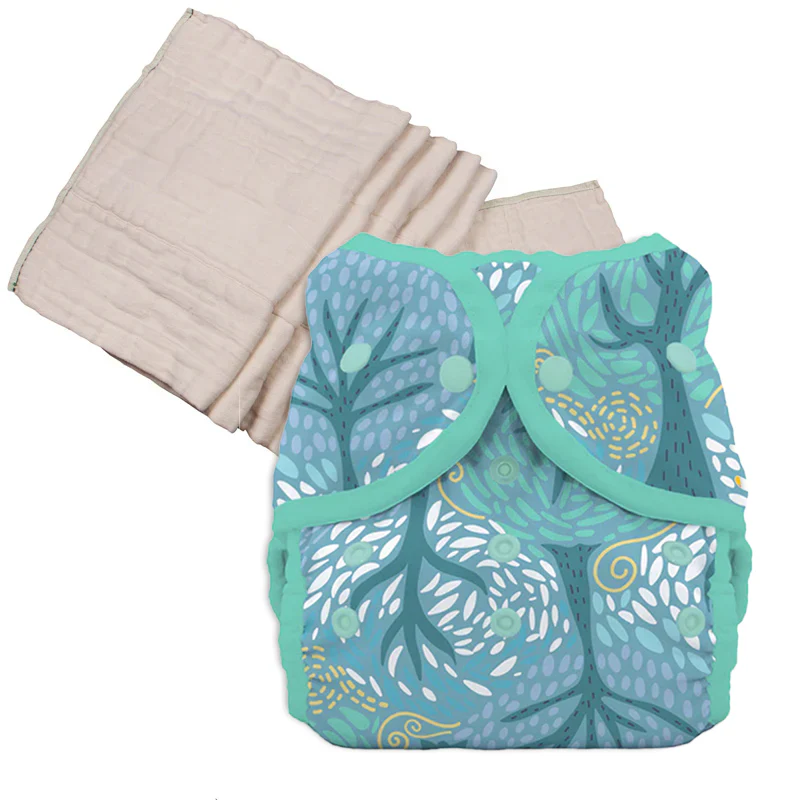 Unbleached Prefold Trial Package with Thirsties Duo Covers - Image 40