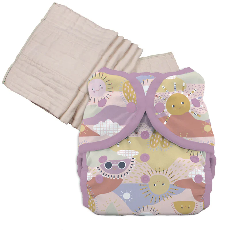 Unbleached Prefold Trial Package with Thirsties Duo Covers - Image 41
