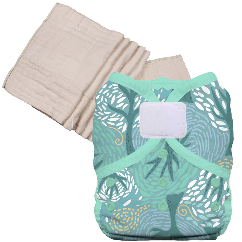 Unbleached Prefold Trial Package with Thirsties Duo Covers - Image 43